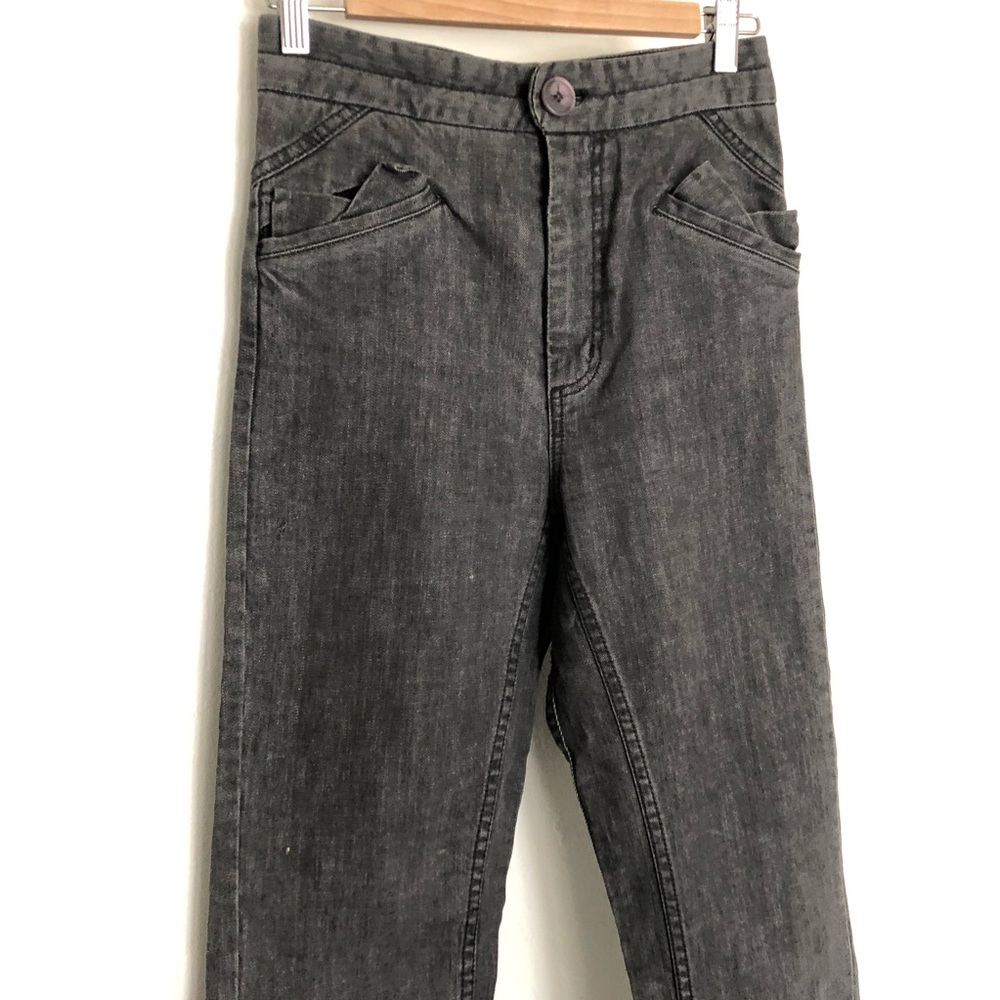 Grey Ant Cropped Straight Leg Denim